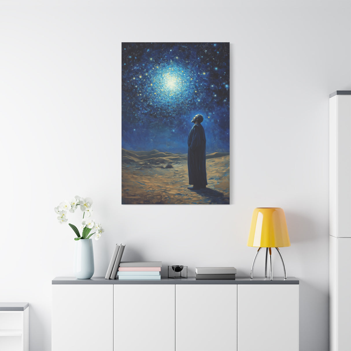 Abraham and the Stars Canvas - A Promise Fulfilled