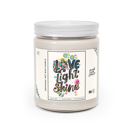 Love Light Shine Artisanal Soy Wax Candle