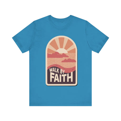 Walk by Faith Sunset Graphic T-Shirt