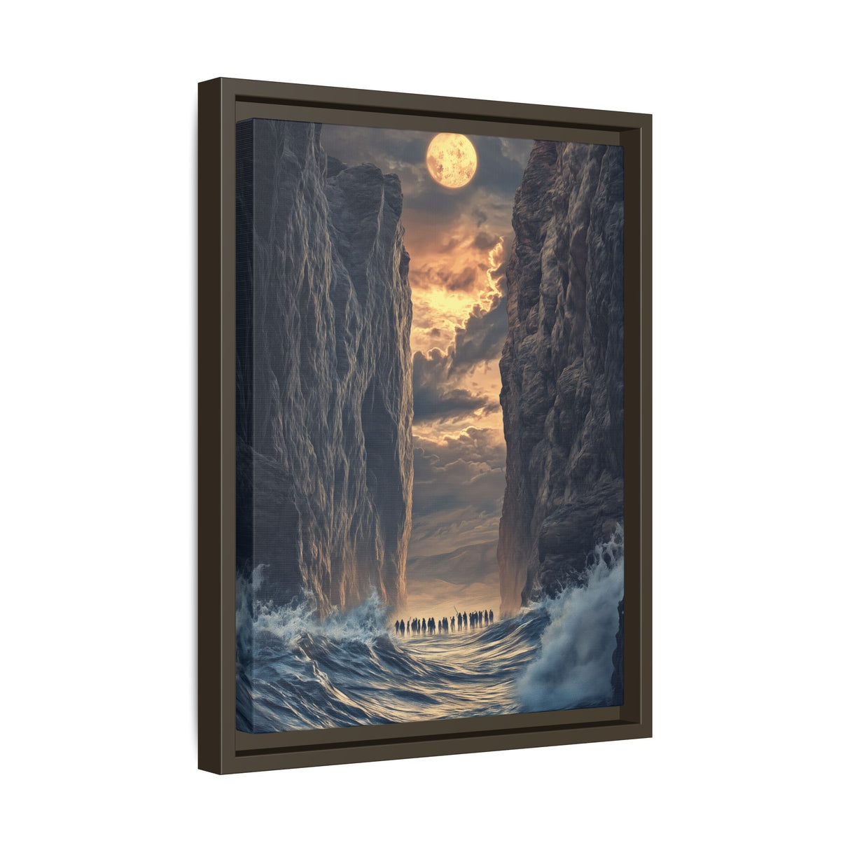 The Parting of the Red Sea Framed Canvas - A Passage of Faith