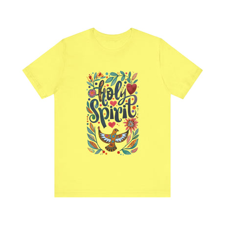 Floral Holy Spirit Design T-Shirt