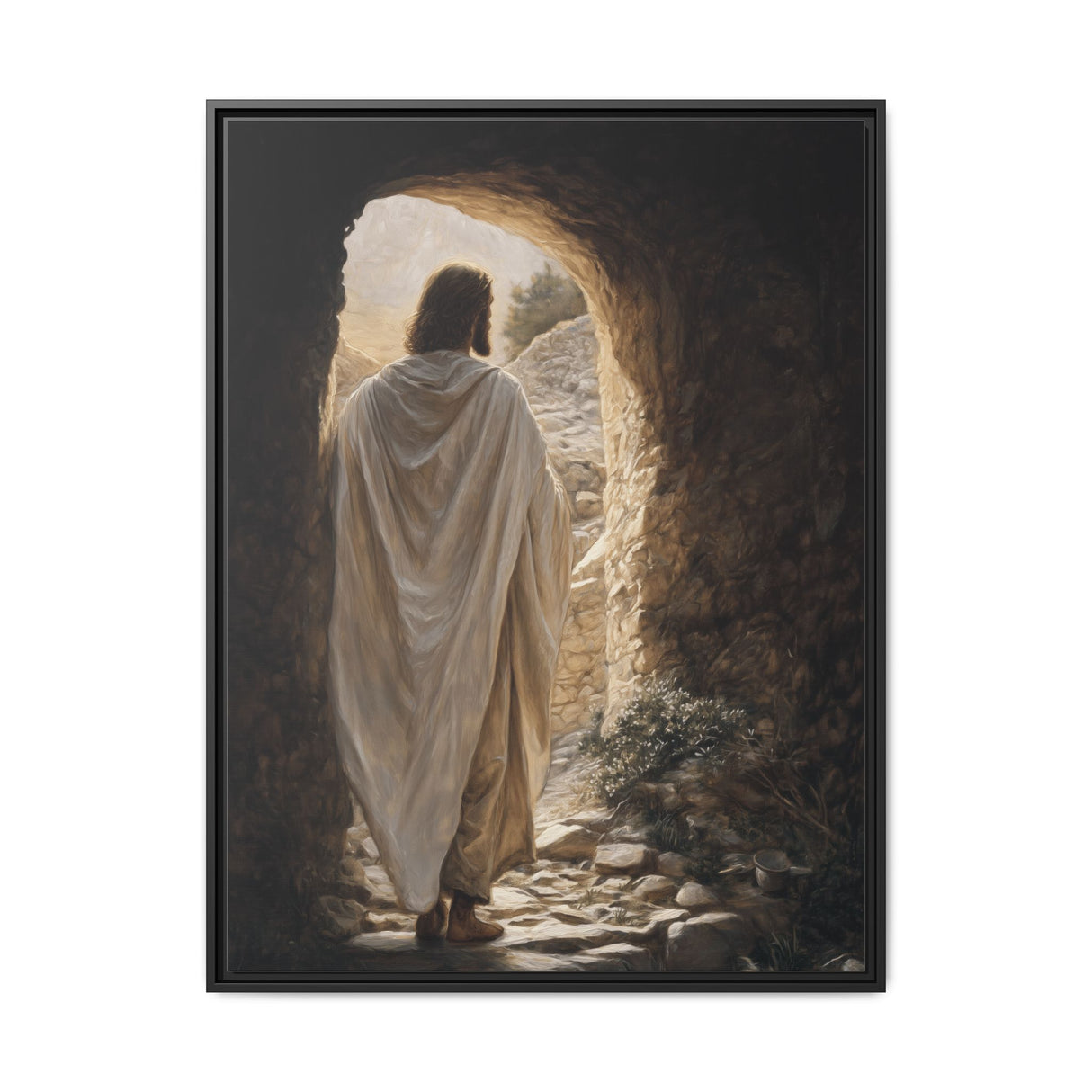 The Empty Tomb (Framed Canvas) - Victory Over Death