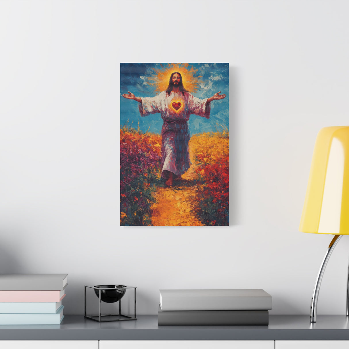 Sacred Heart of Jesus Canvas - Love That Redeems