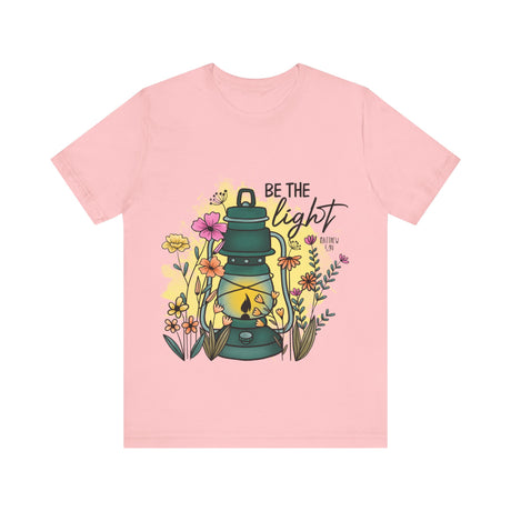 Be The Light Lantern & Flowers T-Shirt