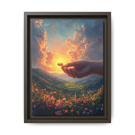 Faith as a Mustard Seed Framed Canvas - The Power of Belief