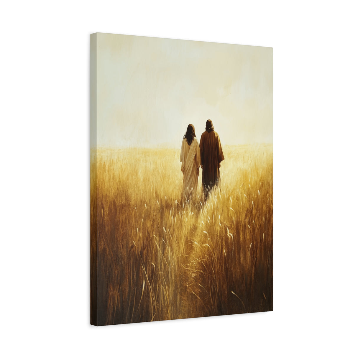 Walking in Faith Canvas - Jesus in the Fields of Grace