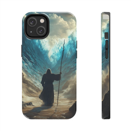 Moses Parting the Red Sea Phone Case - Deliverance Through Faith