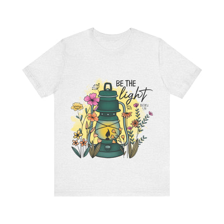 Be The Light Lantern & Flowers T-Shirt