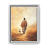 Jesus and the Lamb Framed Canvas - Guided by Grace