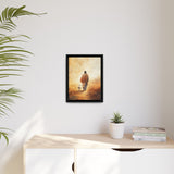 Jesus and the Lamb Framed Canvas - Guided by Grace