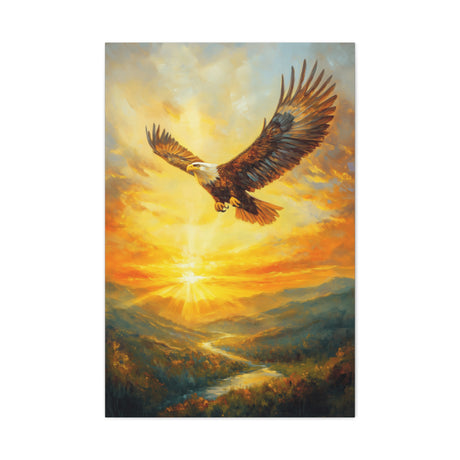 Rise on Wings Like Eagles Canvas - Strength Renewed