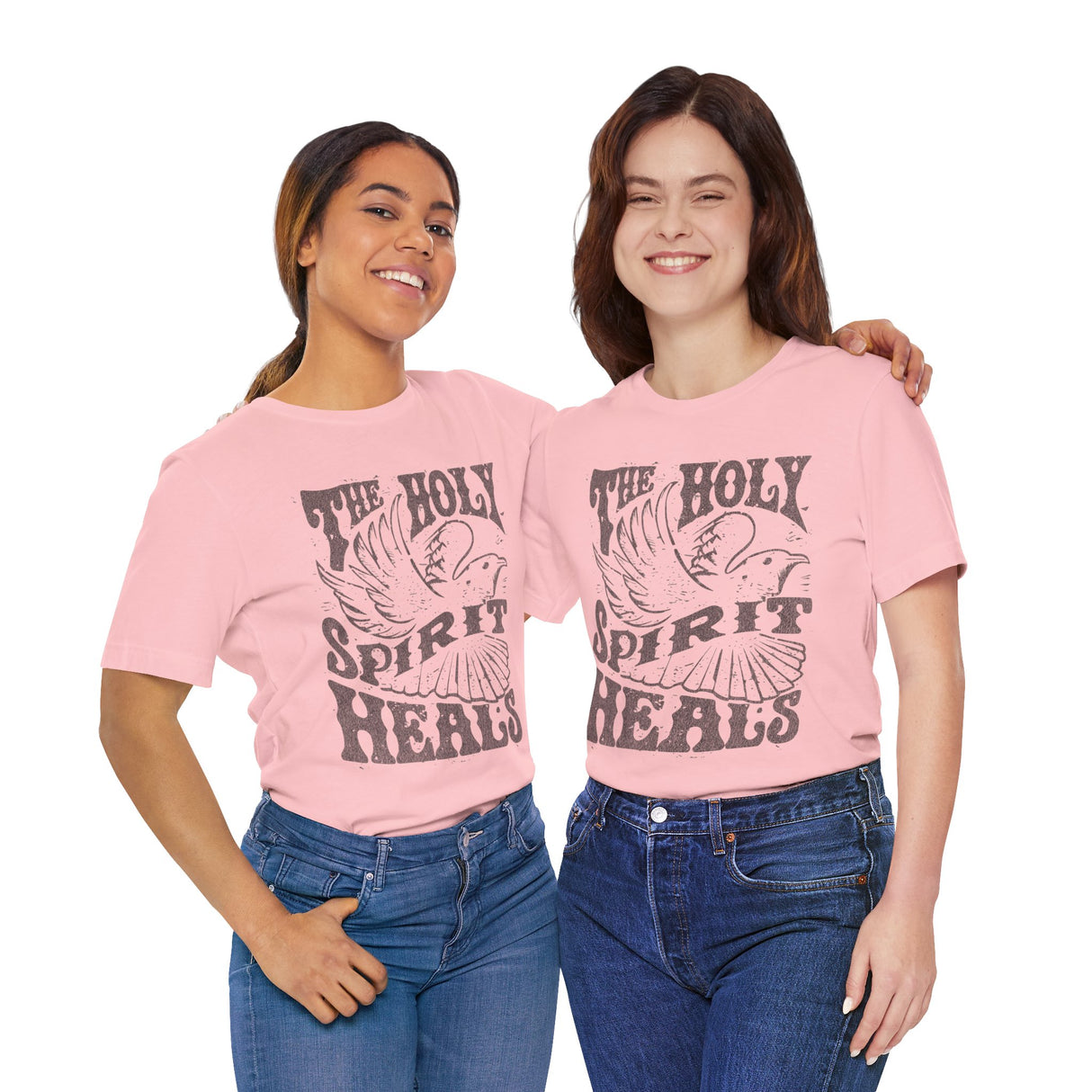 The Holy Spirit Heals Dove Design T-Shirt