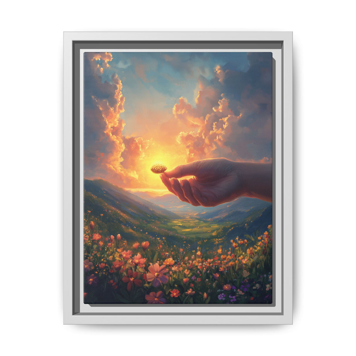 Faith as a Mustard Seed Framed Canvas - The Power of Belief