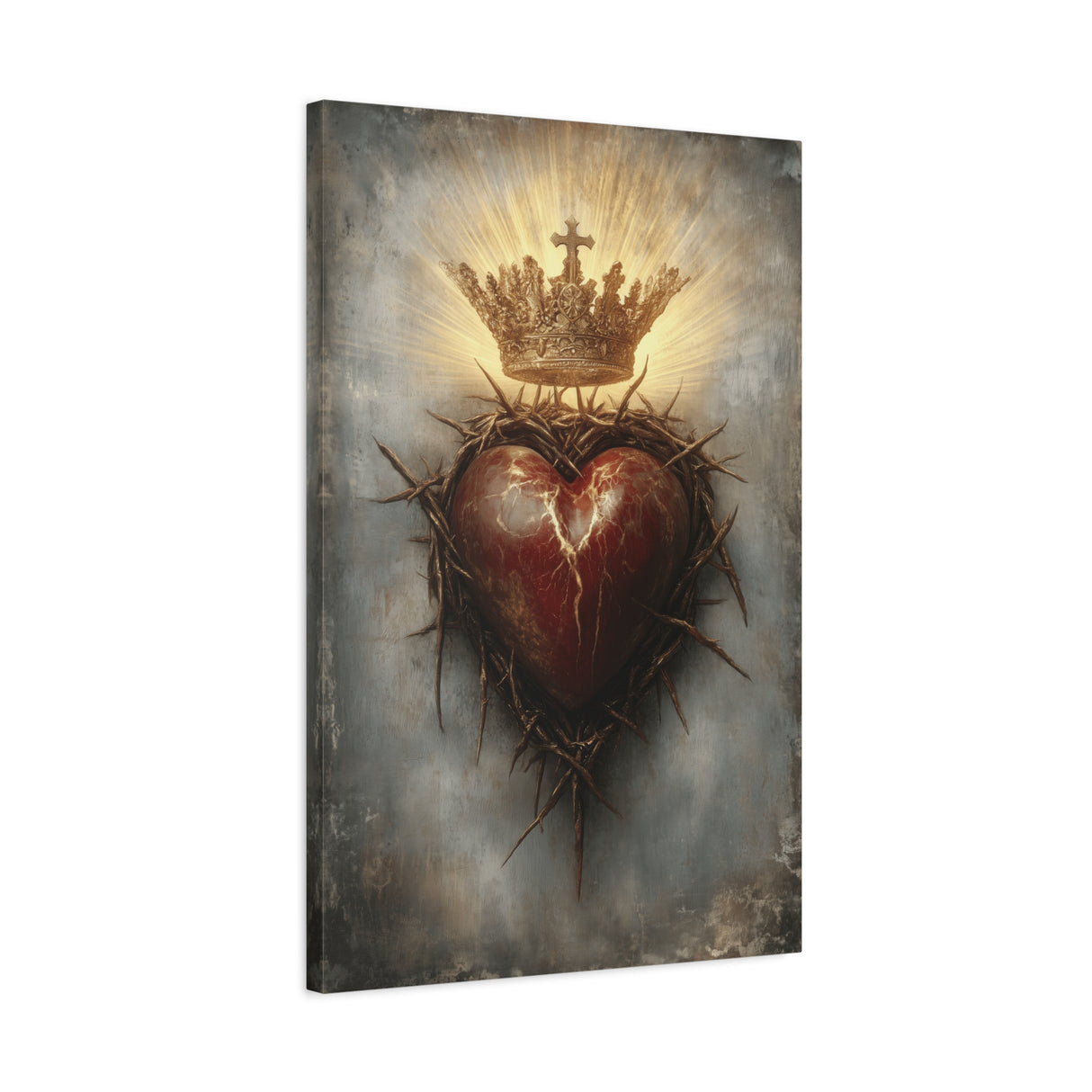 Sacred Heart of Jesus Canvas - A Symbol of Love and Redemption