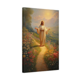 Jesus on the Path Canvas - The Way of Peace