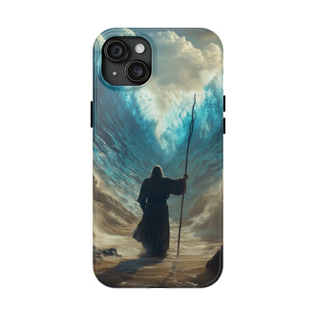 Moses Parting the Red Sea Phone Case - Deliverance Through Faith