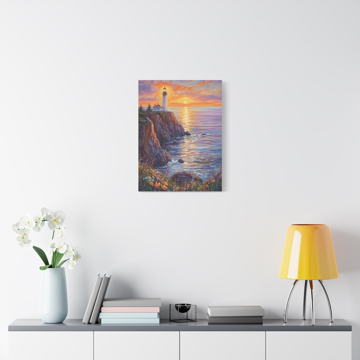 Lighthouse by the Sea Canvas - You Are the Light of the World