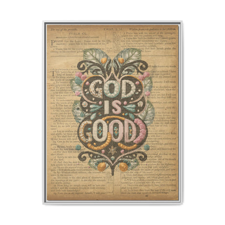 Timeless Wisdom - Proverbs & Psalms Framed Canvas