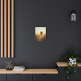 Walking in Faith Canvas - Jesus in the Fields of Grace