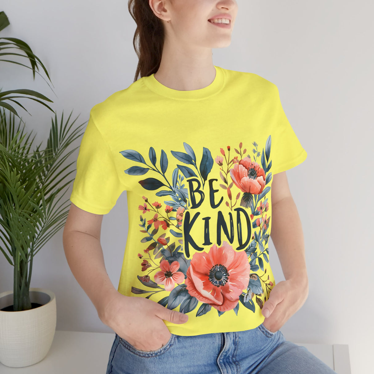 Be Kind Floral Graphic T-Shirt