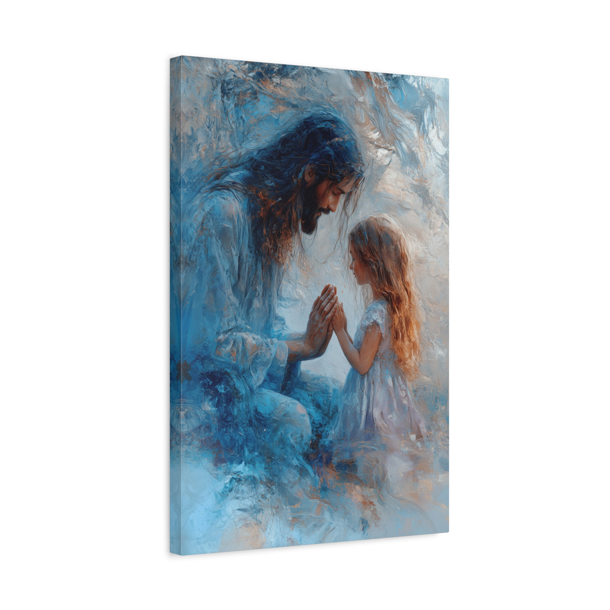 Jesus and the Child Canvas - Just Believe