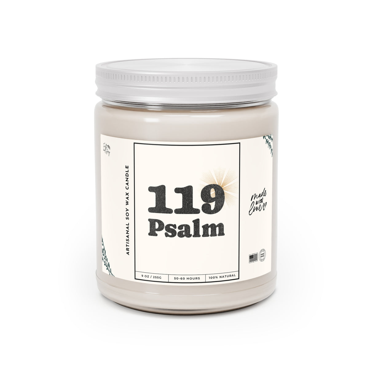 Psalm 119 Artisanal Candle