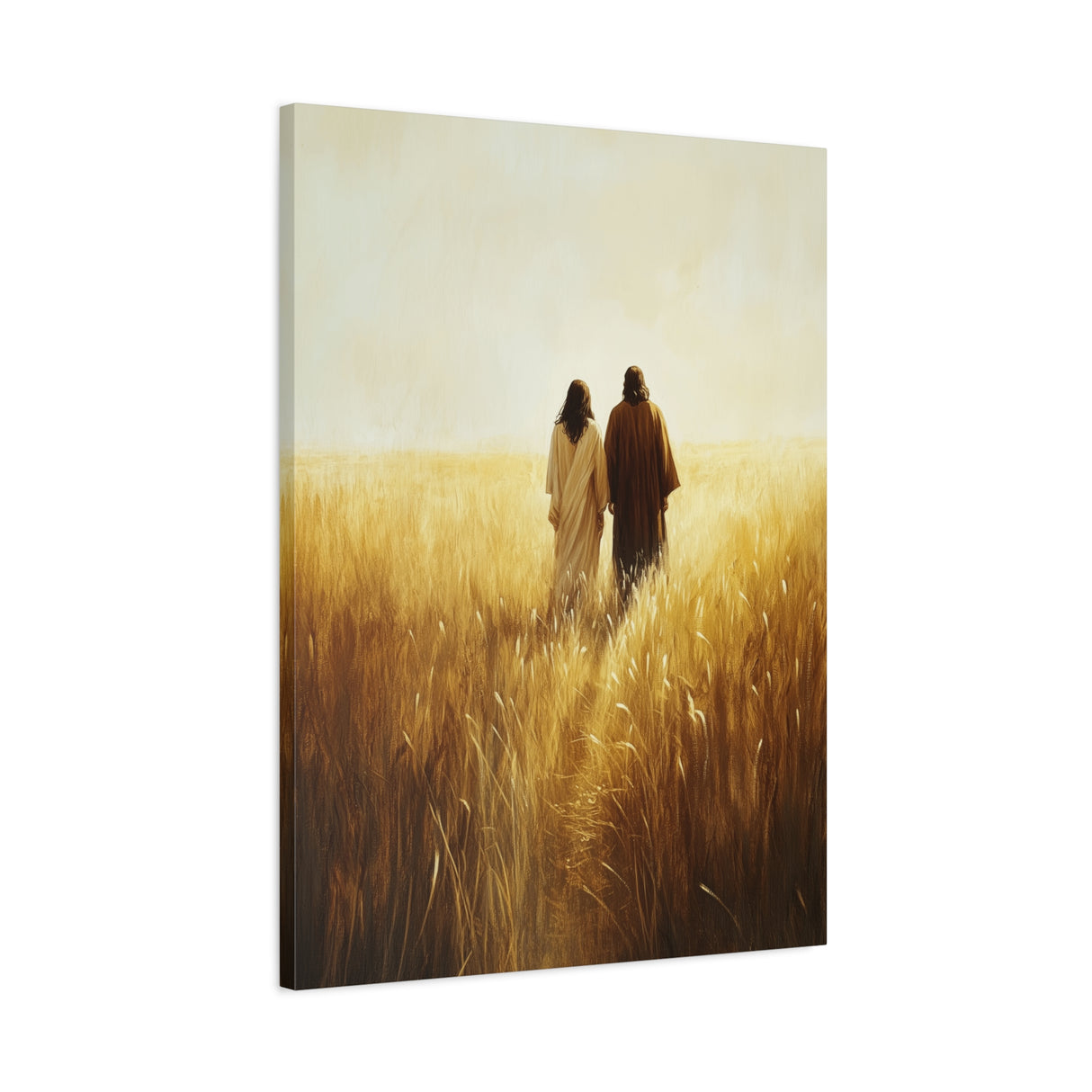 Walking in Faith Canvas - Jesus in the Fields of Grace