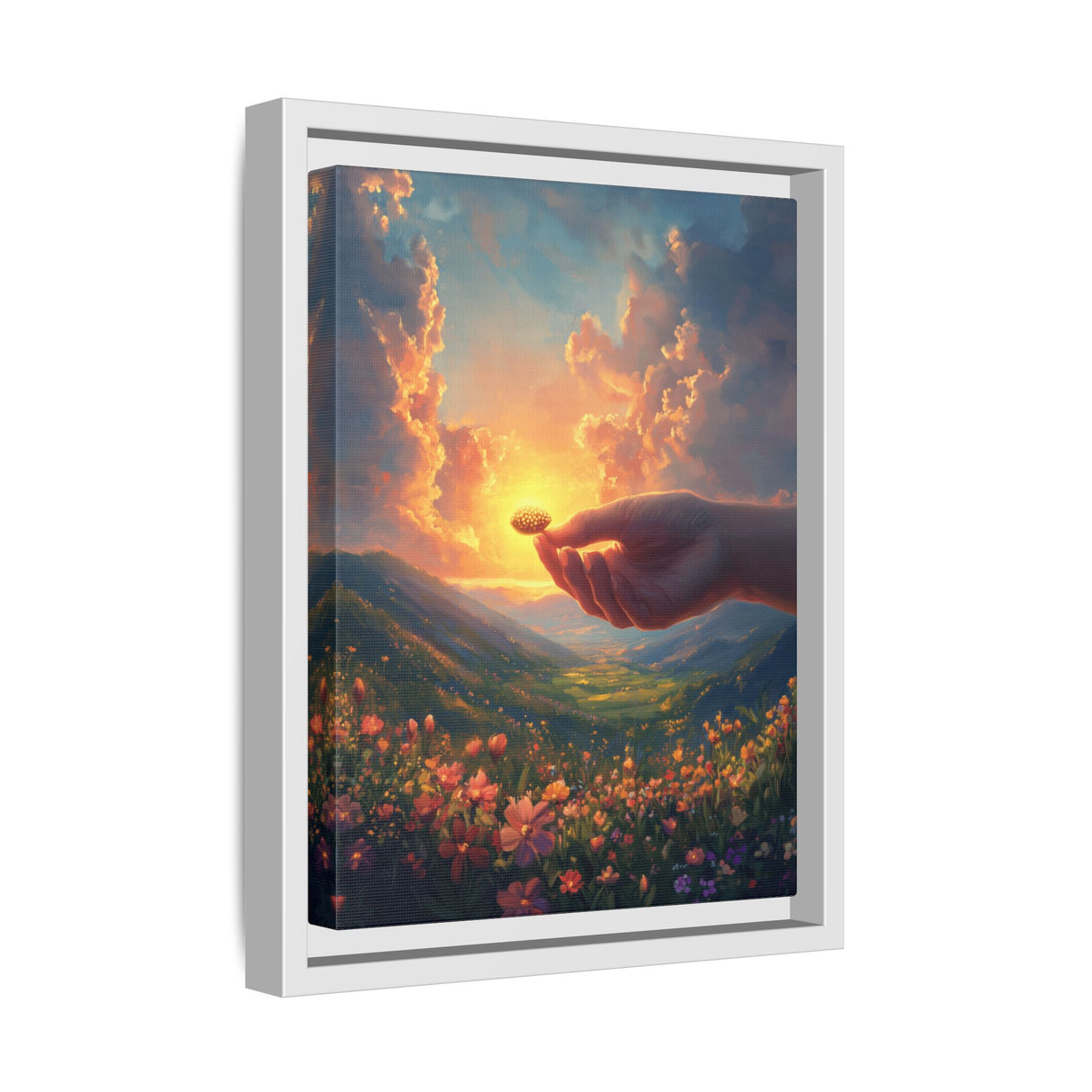 Faith as a Mustard Seed Framed Canvas - The Power of Belief