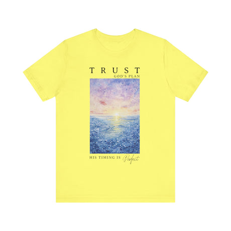 Trust Gods Plan Inspirational Landscape T-Shirt