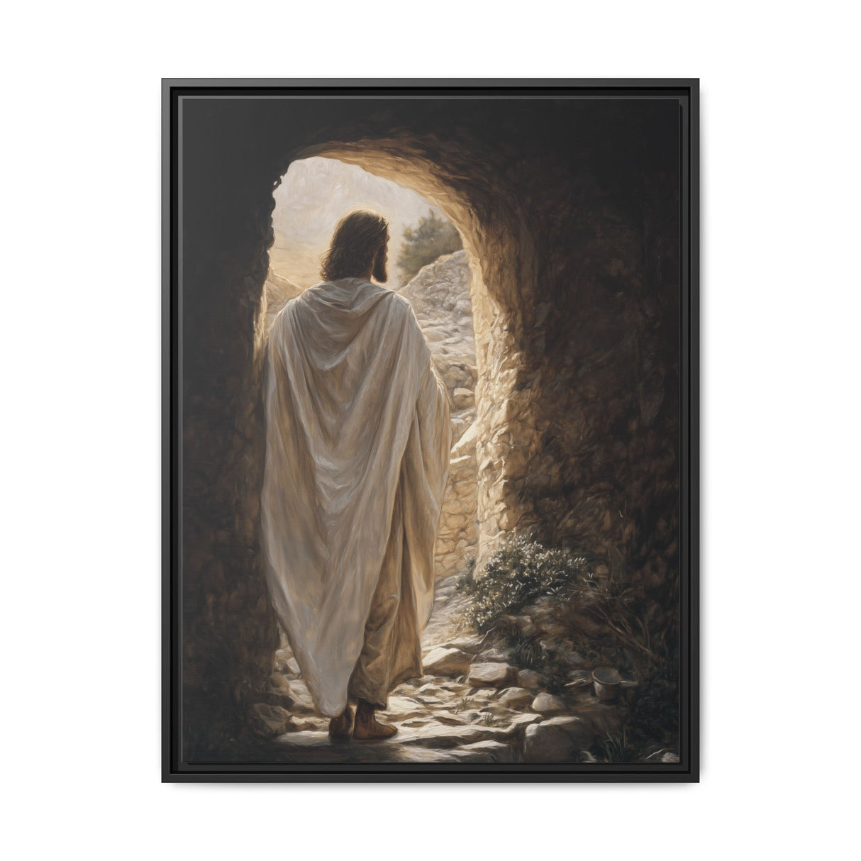 The Empty Tomb (Framed Canvas) - Victory Over Death