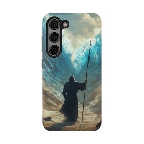 Moses Parting the Red Sea Phone Case - Deliverance Through Faith