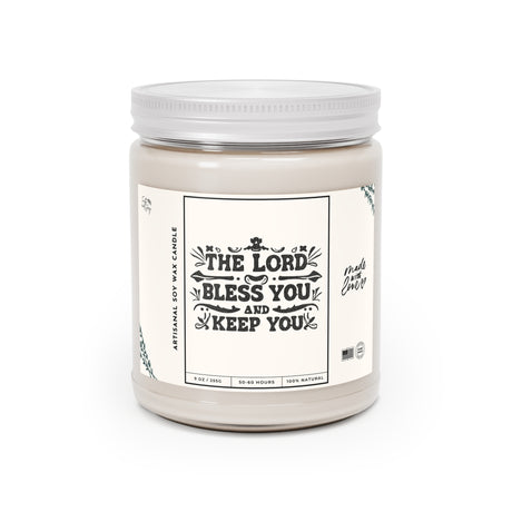 The Lord Bless You and Keep You Artisanal Candle