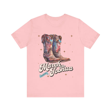 March Like Joshua Boots Graphic T-Shirt