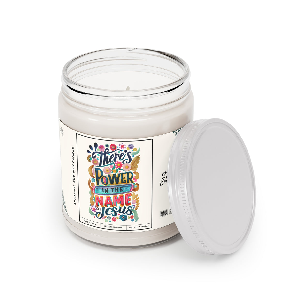 There's Power in the Name of Jesus Artisanal Candle