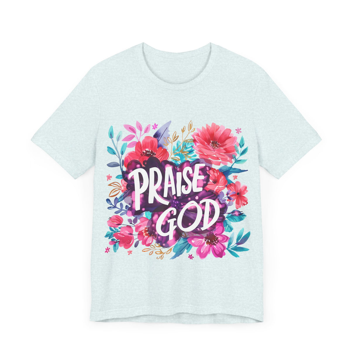 Floral Praise God Graphic T-Shirt