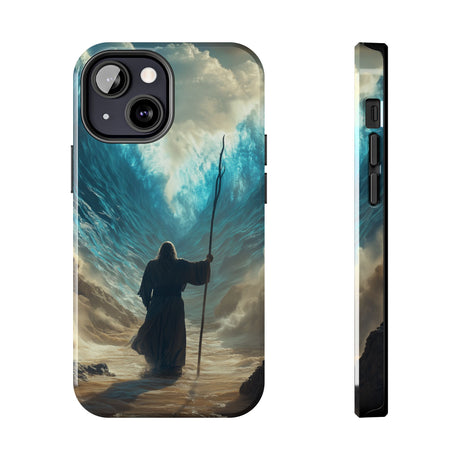 Moses Parting the Red Sea Phone Case - Deliverance Through Faith