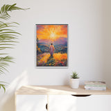 Jesus Overlooking the City (Framed Canvas) - Light of the World