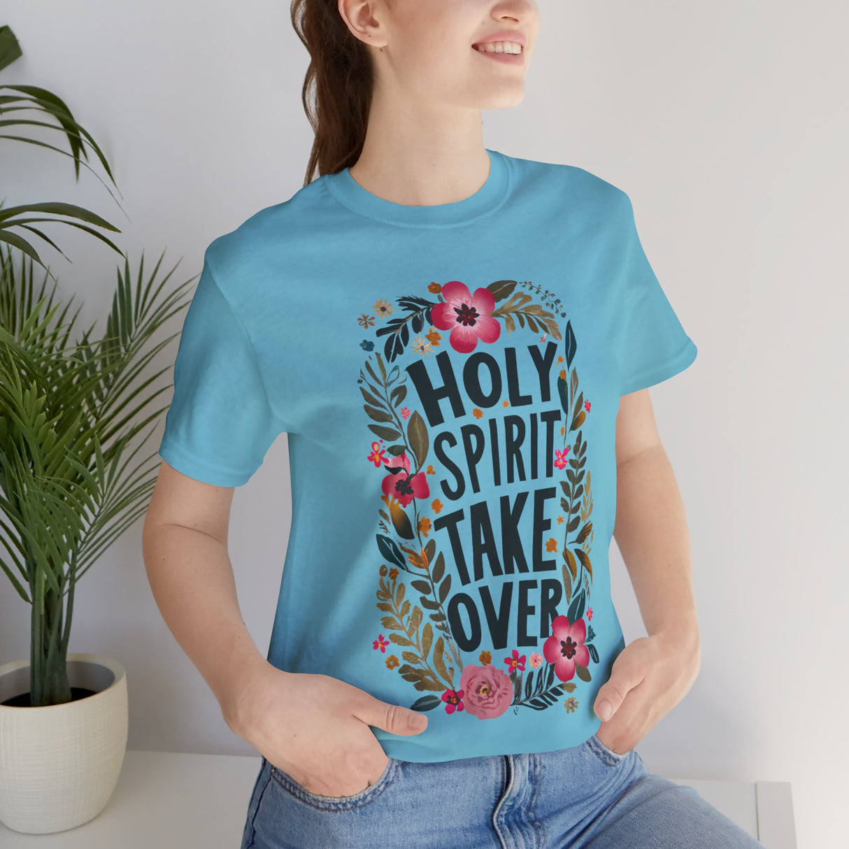 Floral Holy Spirit Take Over T-Shirt