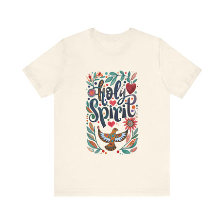 Floral Holy Spirit Design T-Shirt