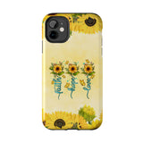 Faith, Hope, Love Sunflower Phone Case