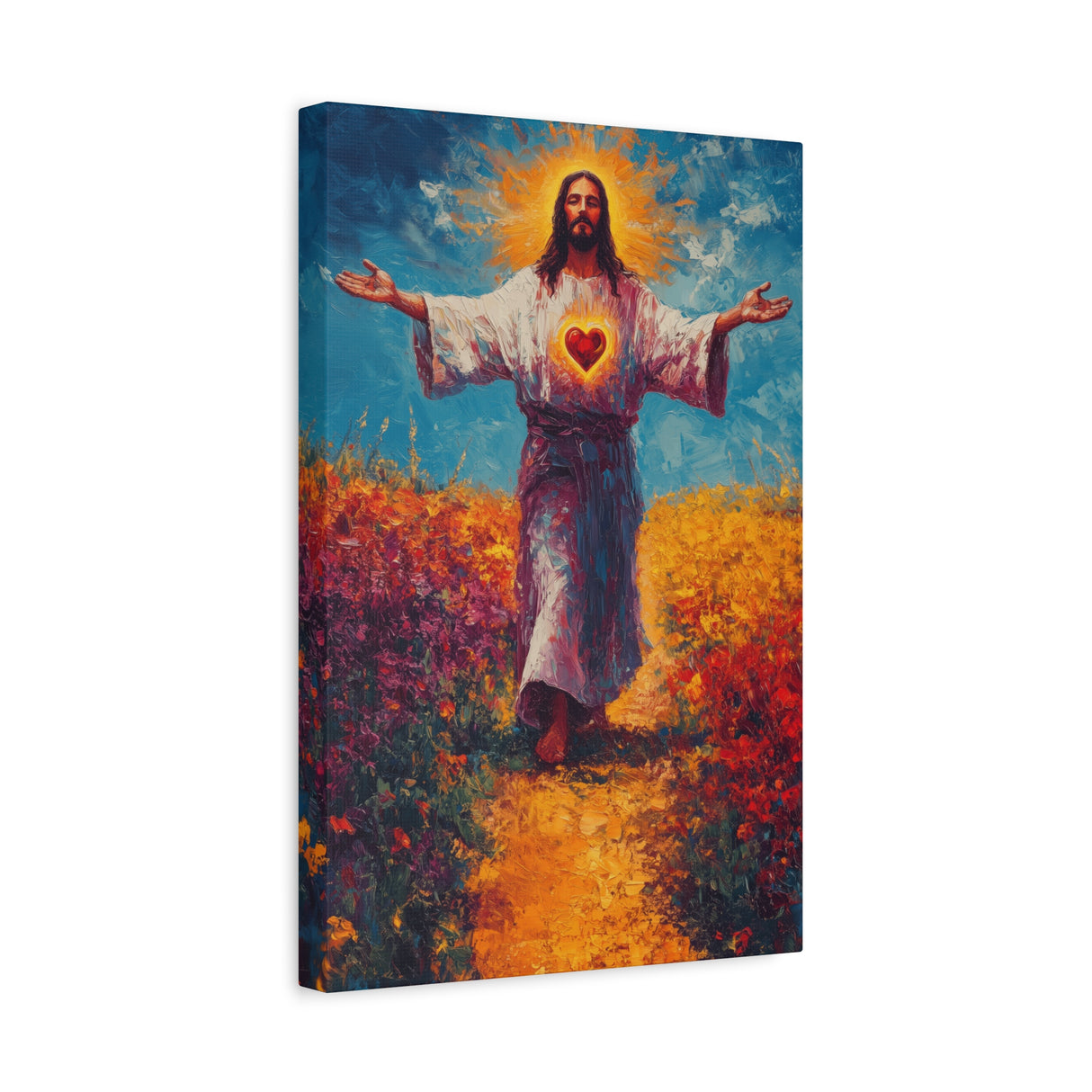 Sacred Heart of Jesus Canvas - Love That Redeems