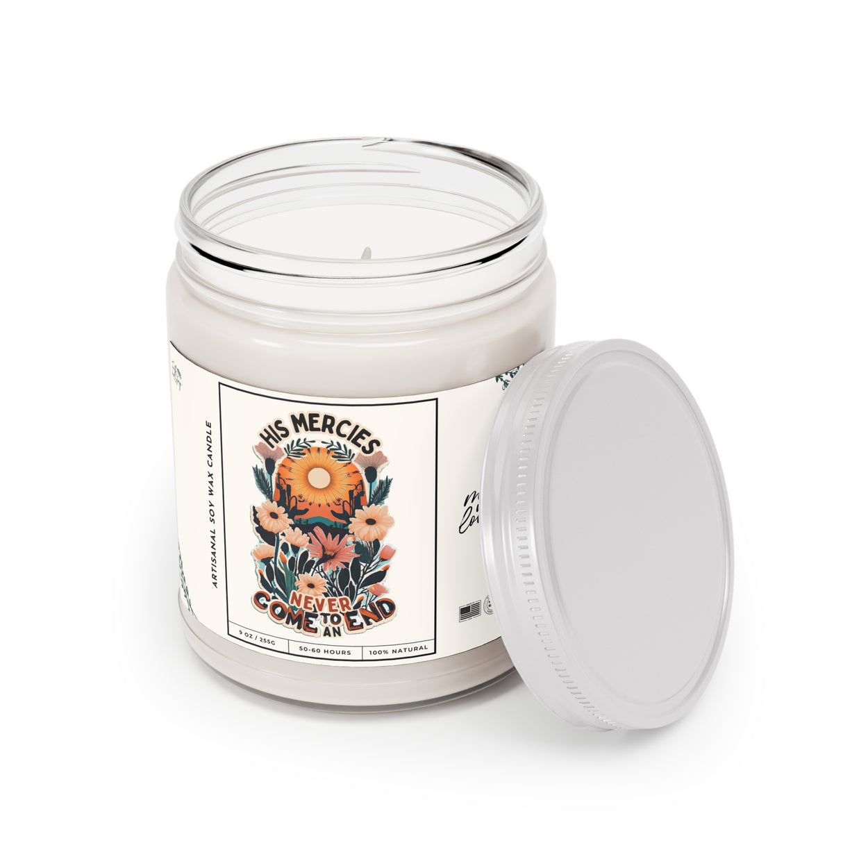 His Mercies Never Come to an End Artisanal Candle
