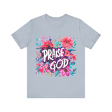 Floral Praise God Graphic T-Shirt