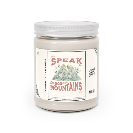 Speak to Your Mountains Artisanal Soy Wax Candle