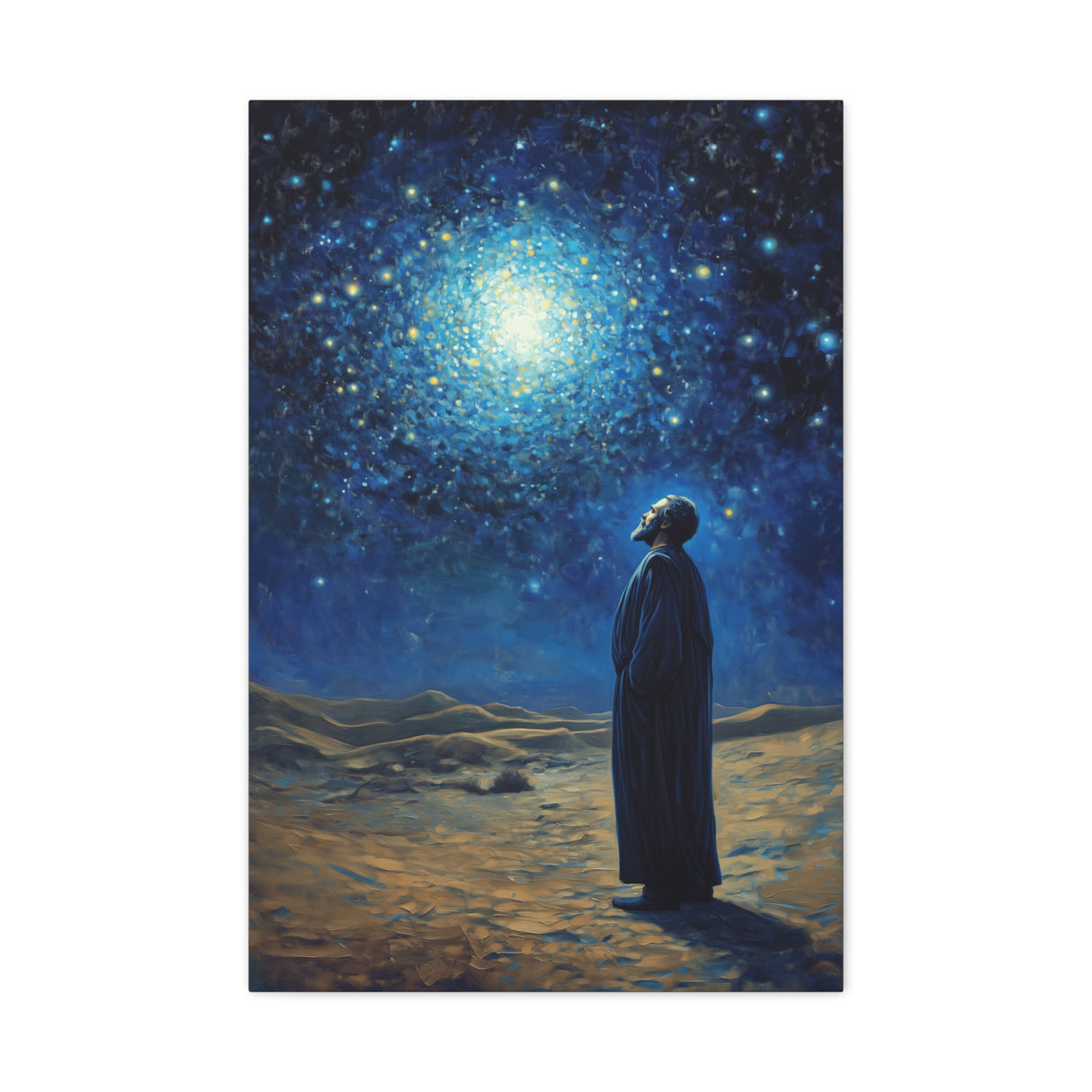 Abraham and the Stars Canvas - A Promise Fulfilled