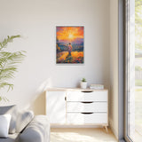 Jesus Overlooking the City (Framed Canvas) - Light of the World