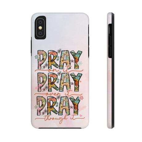 Pray On It Phone Case - A Daily Reminder of Faith