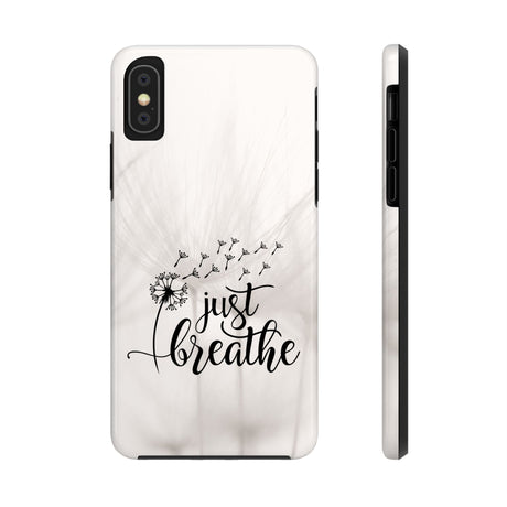 Just Breathe Phone Case - A Gentle Reminder to Pause