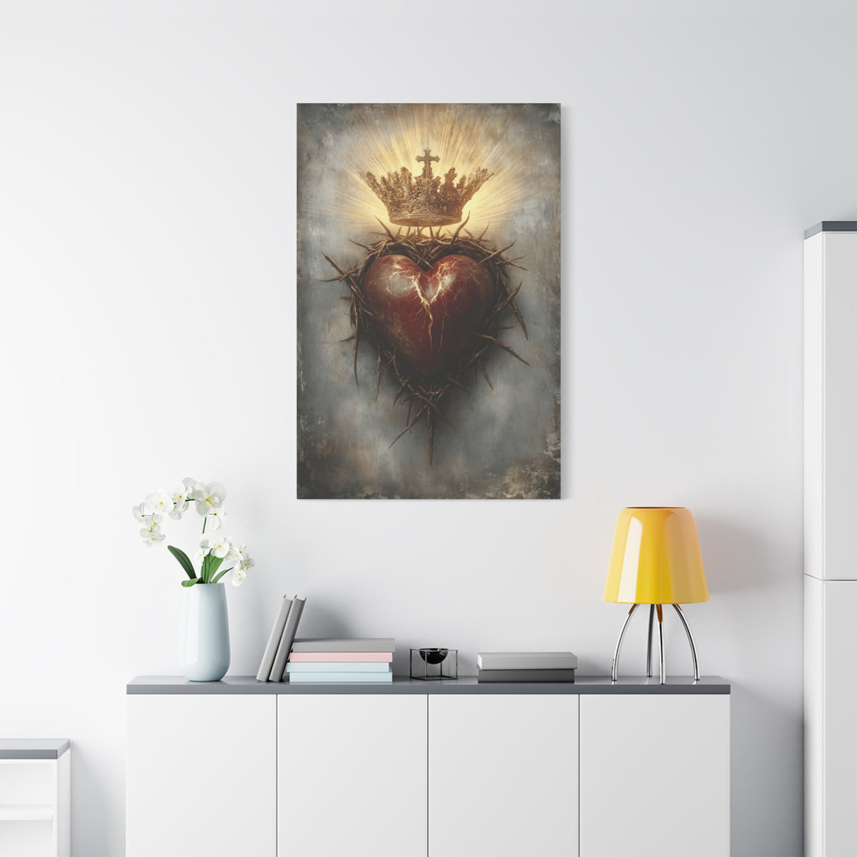 Sacred Heart of Jesus Canvas - A Symbol of Love and Redemption