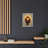 Sacred Heart of Jesus (Framed Canvas) - Eternal Love and Sacrifice